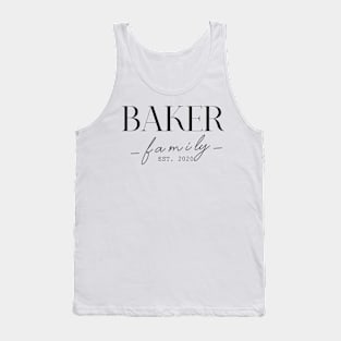 Baker Family EST. 2020, Surname, Baker Tank Top